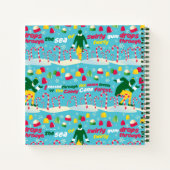 Buddy the Elf Candy Pattern Notizblock (Rückseite)
