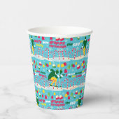 Buddy the Elf Candy Pattern Pappbecher (Rechts)