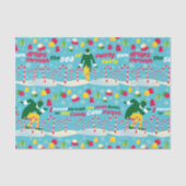 Buddy the Elf Candy Pattern Seidenpapier (Vorderseite)