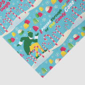 Buddy the Elf Candy Pattern Seidenpapier (Ausschnitt)
