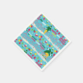 Buddy the Elf Candy Pattern Serviette (Ecke)