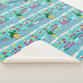 Buddy the Elf Candy Pattern Sherpadecke (3/4)