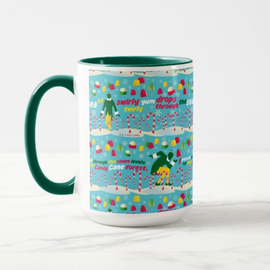 Buddy the Elf Candy Pattern Tasse (Links)
