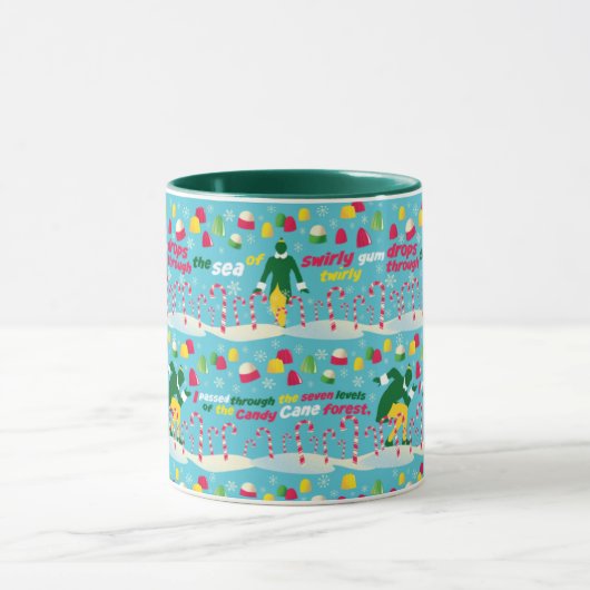 Buddy the Elf Candy Pattern Tasse (Zentrum)