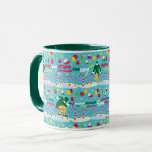 Buddy the Elf Candy Pattern Tasse (Vorderseite Links)