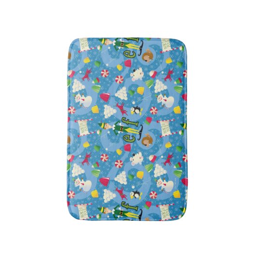 Buddy the Elf Cartoon Pattern Badematte (Vorderseite Vertikal)
