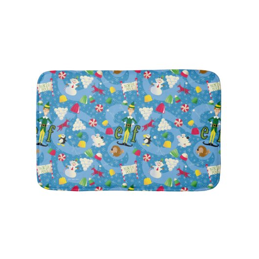 Buddy the Elf Cartoon Pattern Badematte (Vorderseite)