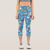 Buddy the Elf Cartoon Pattern Capri Leggings (Vorderseite)