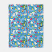 Buddy the Elf Cartoon Pattern Fleecedecke (Vorderseite)