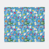 Buddy the Elf Cartoon Pattern Fleecedecke (Vorderseite (Horizontal))