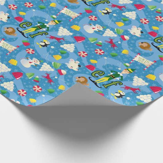 Buddy the Elf Cartoon Pattern Geschenkpapier (Ecke)