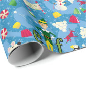 Buddy the Elf Cartoon Pattern Geschenkpapier (Rolleneckpunkt)
