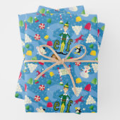 Buddy the Elf Cartoon Pattern Geschenkpapier Set (Beispiel)