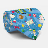 Buddy the Elf Cartoon Pattern Krawatte (Gerollt)