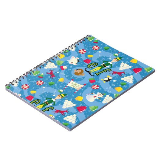 Buddy the Elf Cartoon Pattern Notizblock (Linke Seite)