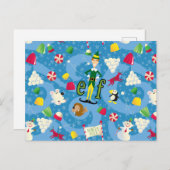 Buddy the Elf Cartoon Pattern Postkarte (Vorne/Hinten)