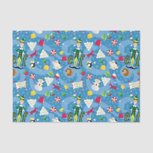 Buddy the Elf Cartoon Pattern Seidenpapier (Vorderseite)
