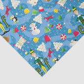 Buddy the Elf Cartoon Pattern Seidenpapier (Ausschnitt)