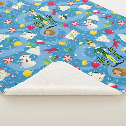Buddy the Elf Cartoon Pattern Sherpadecke (3/4)