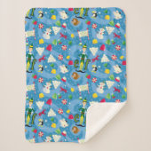 Buddy the Elf Cartoon Pattern Sherpadecke (Vorderseite)