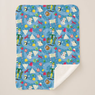 Buddy the Elf Cartoon Pattern Sherpadecke