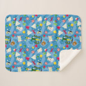 Buddy the Elf Cartoon Pattern Sherpadecke (Vorderseite (Horizontal))