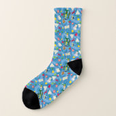 Buddy the Elf Cartoon Pattern Socken (Links - Außen)