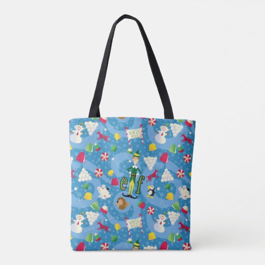 Buddy the Elf Cartoon Pattern Tasche (Rückseite)