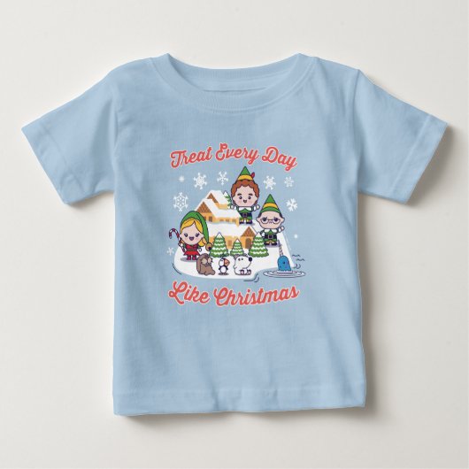 Buddy the Elf Chibi Graphic Baby T-shirt (Vorderseite)