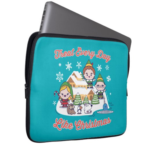 Buddy the Elf Chibi Graphic Laptopschutzhülle (Vorne Rechts)