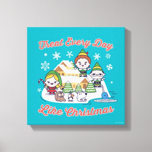 Buddy the Elf Chibi Graphic Leinwanddruck (Vorderseite)