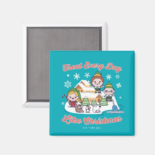 Buddy the Elf Chibi Graphic Magnet (Vorderseite/Rückseite)