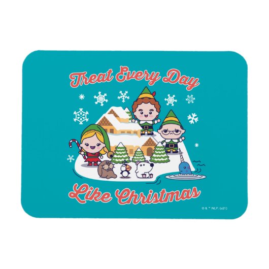 Buddy the Elf Chibi Graphic Magnet (Horizontal)