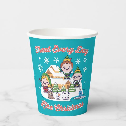 Buddy the Elf Chibi Graphic Pappbecher (Vorderseite)