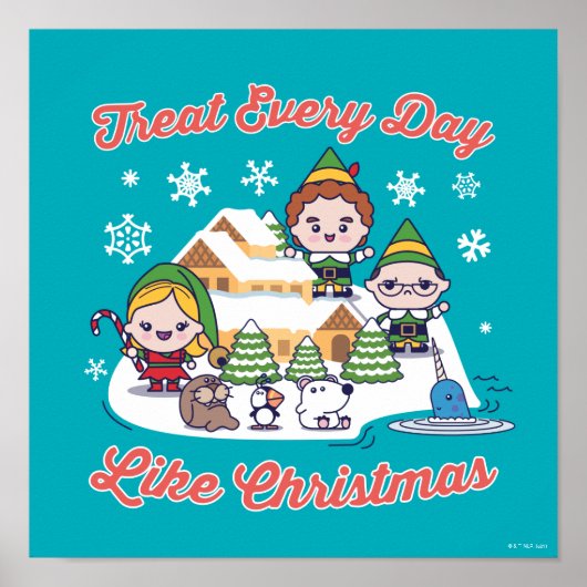 Buddy the Elf Chibi Graphic Poster (Vorne)