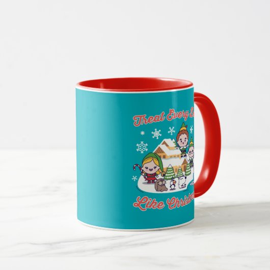 Buddy the Elf Chibi Graphic Tasse (VorderseiteRechts)