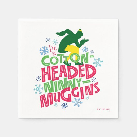 Buddy the Elf | Cotton Headed Ninny-Muggins Serviette (Vorderseite)