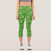 Buddy the Elf | Elf-Kulturmuster Capri Leggings (Vorderseite)