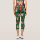 Buddy the Elf Emotions Pattern Capri Leggings (Rückseite)