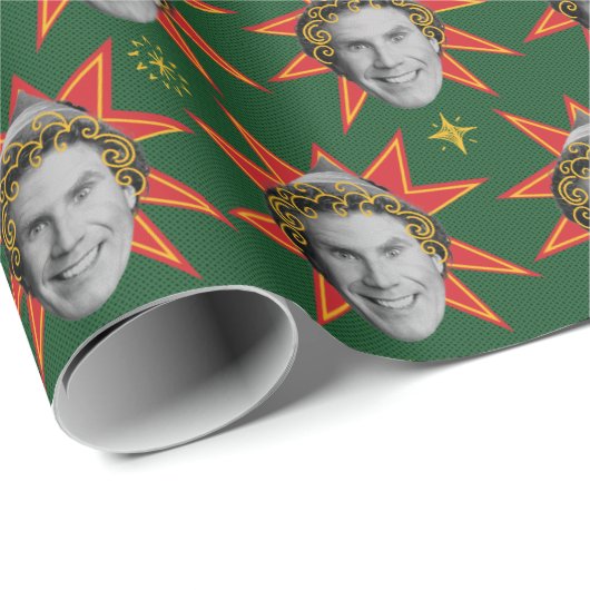 Buddy the Elf Emotions Pattern Geschenkpapier (Rolleneckpunkt)