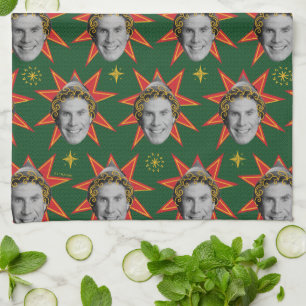 Buddy the Elf Emotions Pattern Geschirrtuch