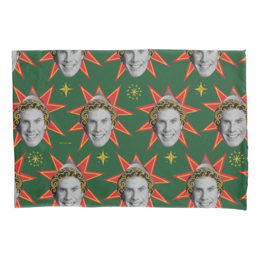 Buddy the Elf Emotions Pattern Kissenbezug (Vorderseite)
