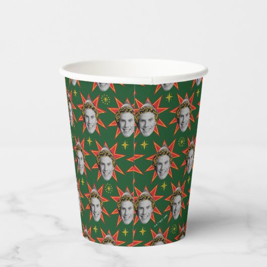 Buddy the Elf Emotions Pattern Pappbecher (Rechts)