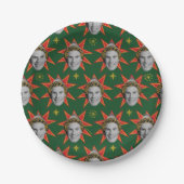 Buddy the Elf Emotions Pattern Pappteller (Vorderseite)