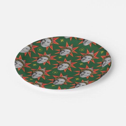 Buddy the Elf Emotions Pattern Pappteller (Schrägansicht)