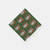 Buddy the Elf Emotions Pattern Serviette (Ecke)