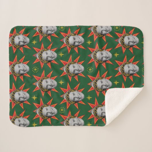 Buddy the Elf Emotions Pattern Sherpadecke (Vorderseite (Horizontal))