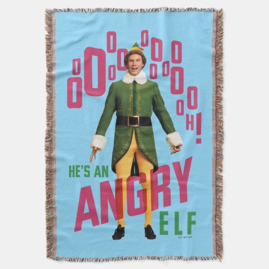 Buddy the Elf | Er ist ein wütender Elf Decke (Vorderseite Vertikal)