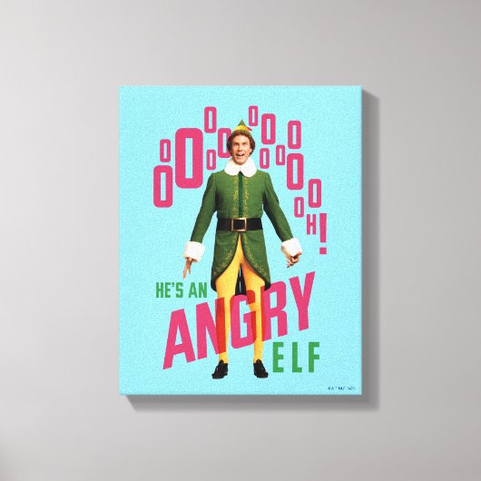 Buddy the Elf | Er ist ein wütender Elf Leinwanddruck (Vorderseite)