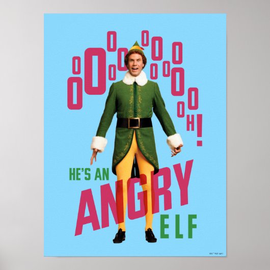 Buddy the Elf | Er ist ein wütender Elf Poster (Vorne)